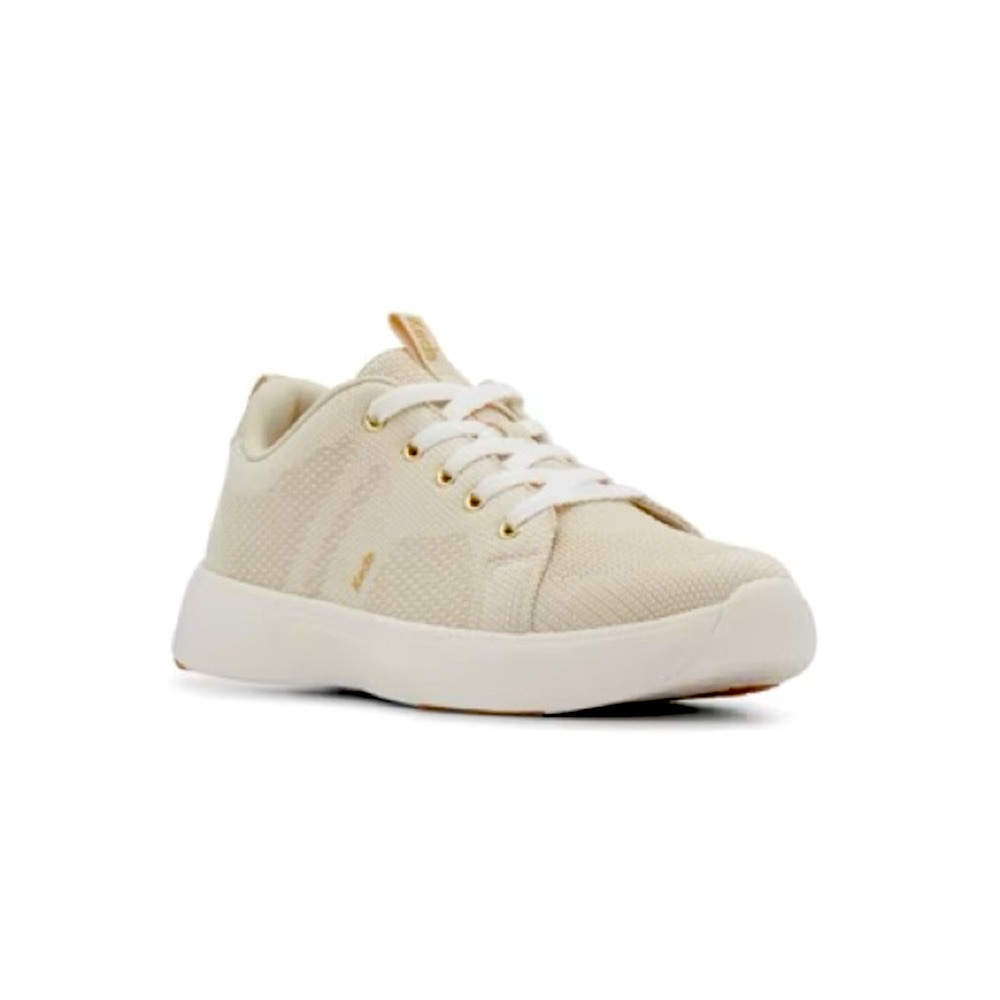Keds BlissWalk Knit Lace Up Color Oatmeal  Size 9.5 WIDE EUC